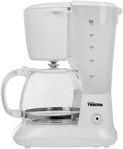 Koffiezetapparaat Tristar 1.25L 750W wit 1 Stuk