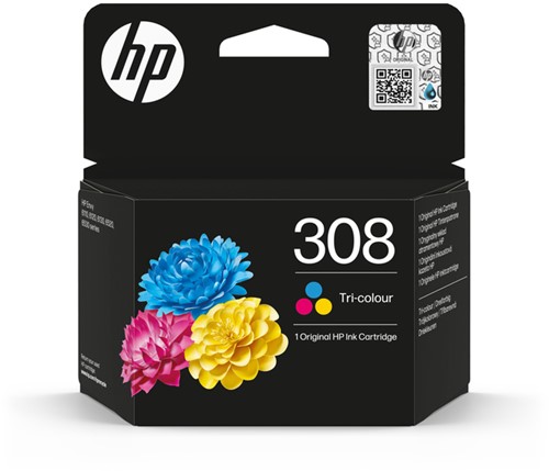 Inktcartridge HP 7FP20UE 308 3 kleuren 1 Stuk