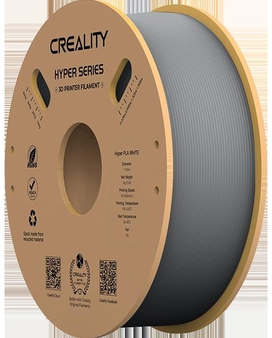 3D Filament Creality Hyper PLA 1.75mm Grijs 1kg 1 Stuk