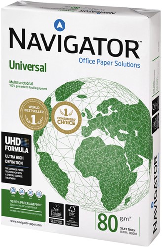 Kopieerpapier Navigator Universal A4 80gr 400vel 400 Vel