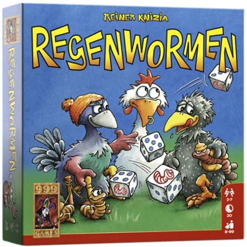 Dobbelspel Regenwormen 1 Stuk