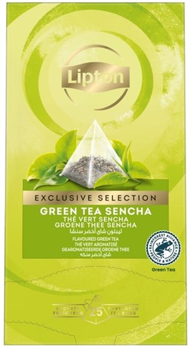 Thee Lipton Exclusive groene thee sencha 25x2gr 25 Stuk