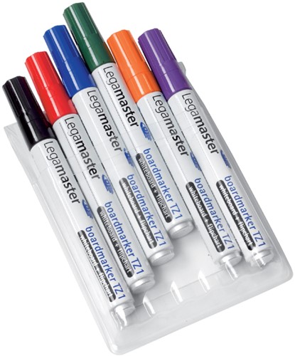 Whiteboardmarker Legamaster TZ1  1.5-3mm 6x ass 6 Stuk