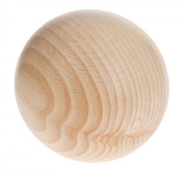 HOUTEN KRALEN NATUREL ZONDER BOORGAT 15 MM. PER 100 STUKS 6116000